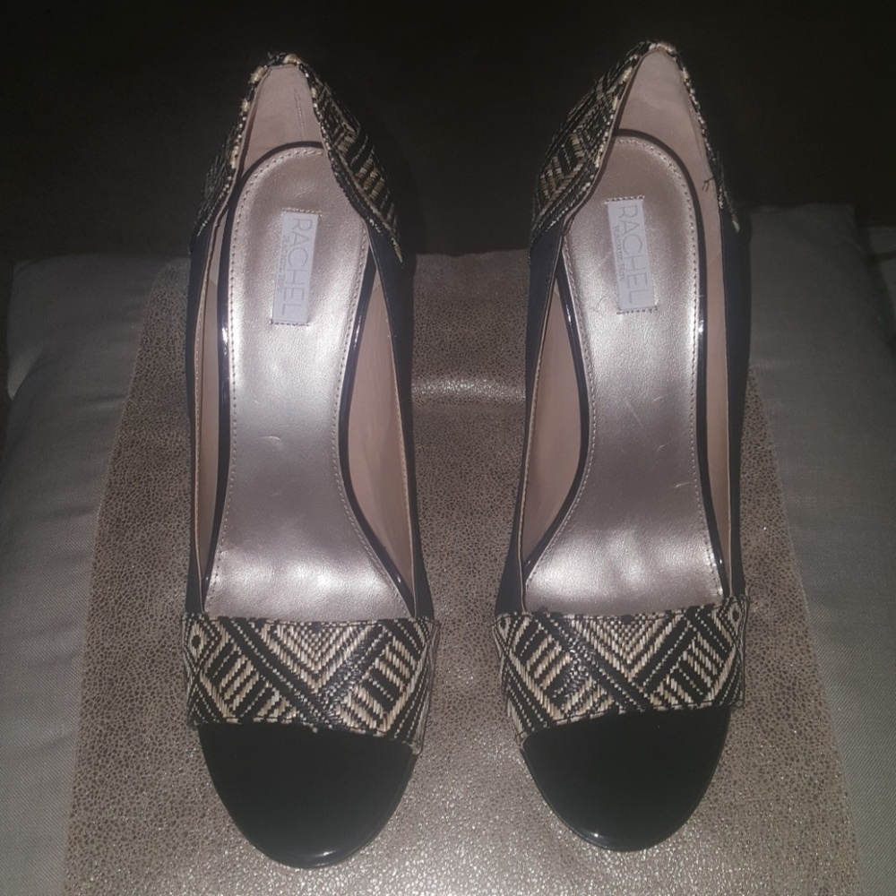 RACHEL Rachel Roy heeled peep toe NWOT